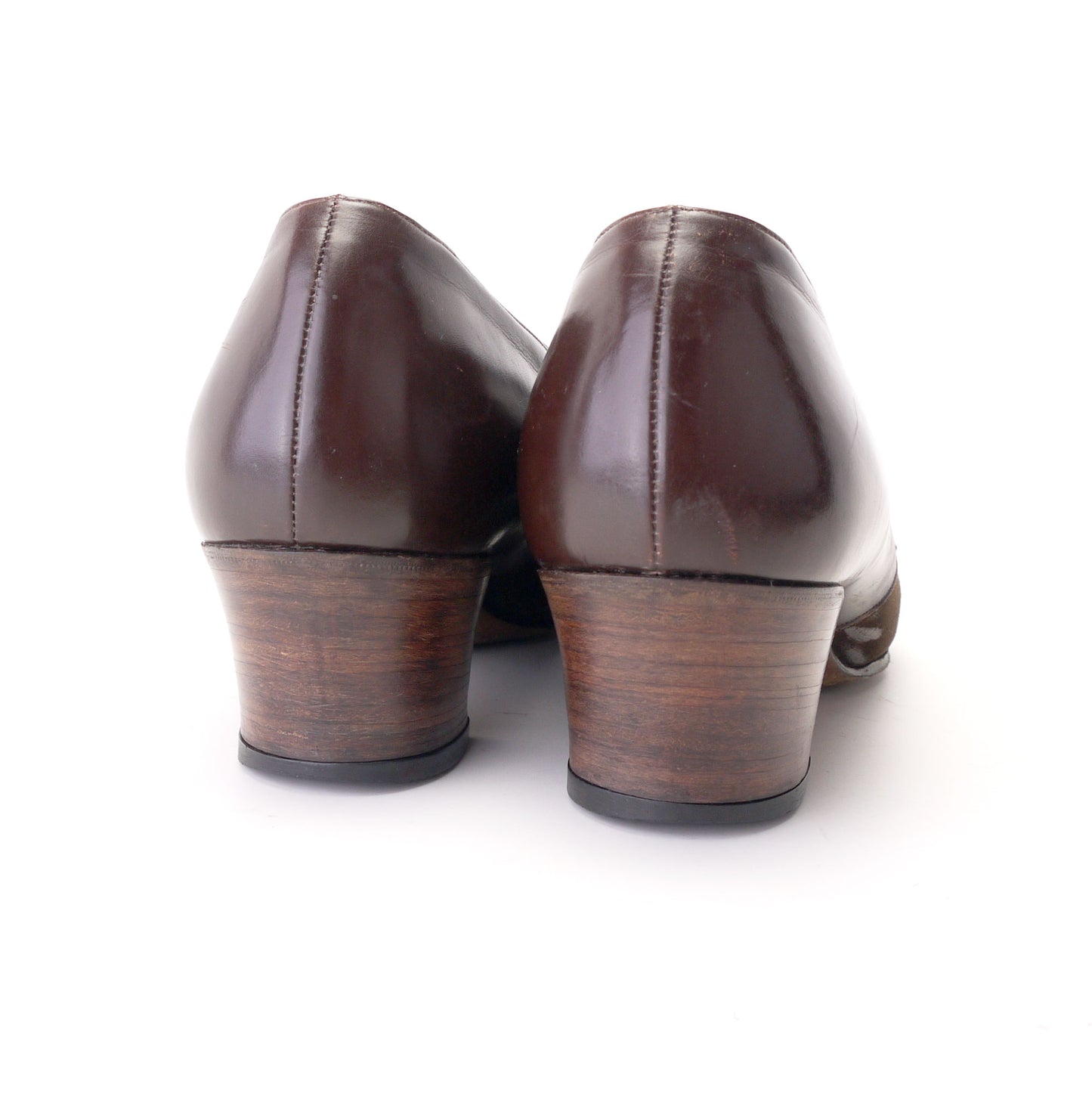 Babers 1940s Brown Spectator Derbies UK 5