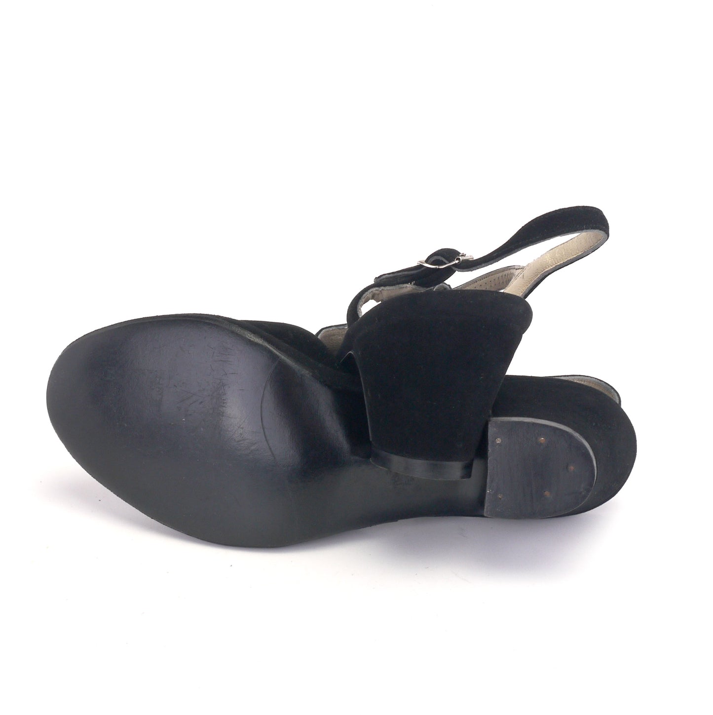 1940s Unworn Eperon d'Or Platform Slingbacks UK 3