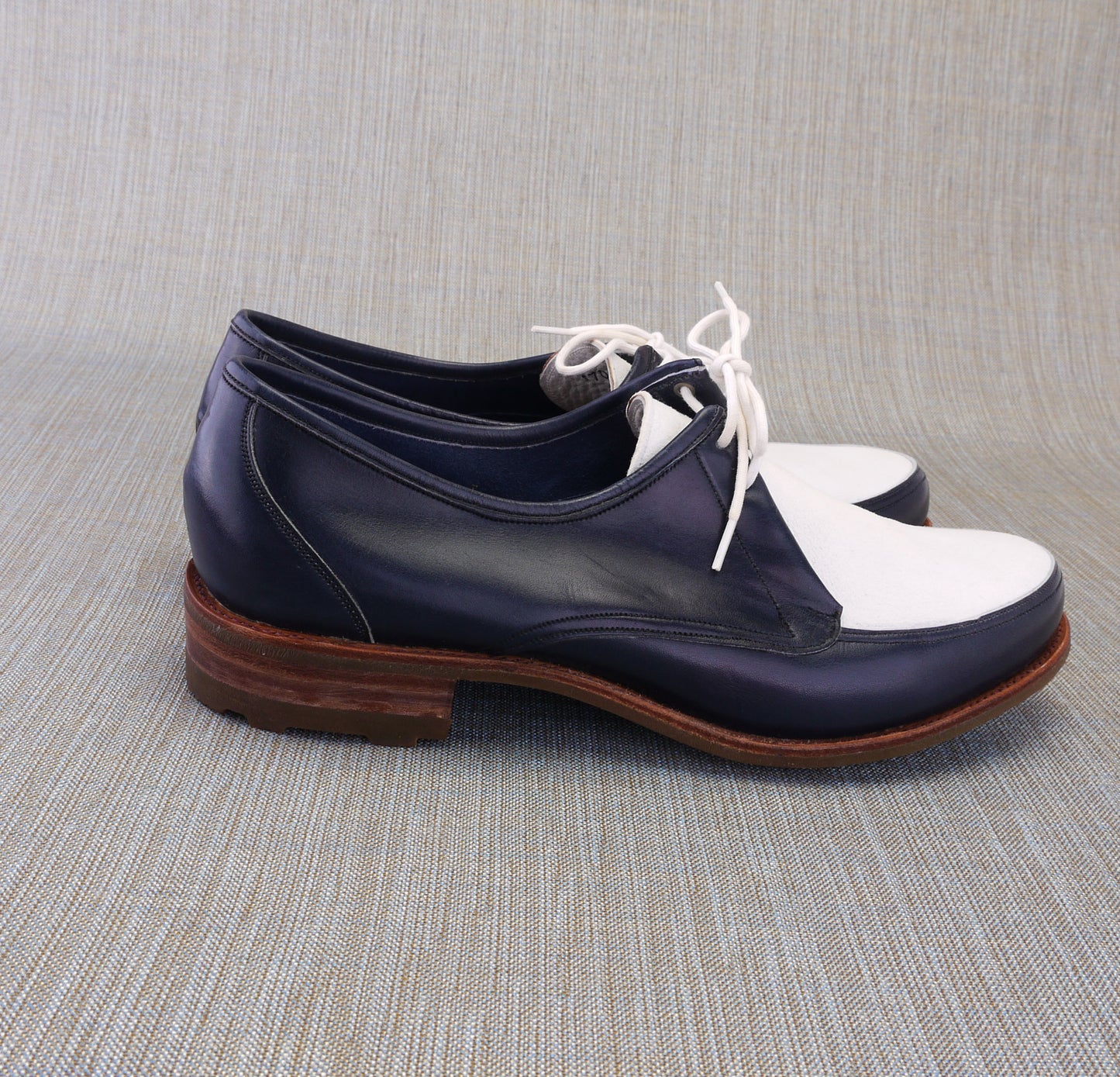 1950s/60s Navy & White Casual Shoes by Lillywhites UK 5