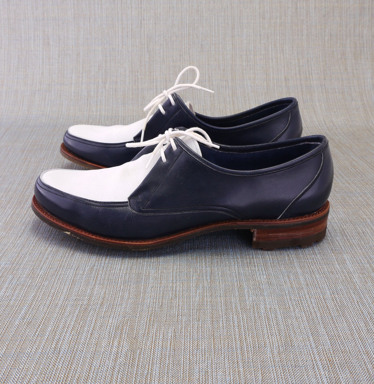 1950s/60s Navy & White Casual Shoes by Lillywhites UK 5