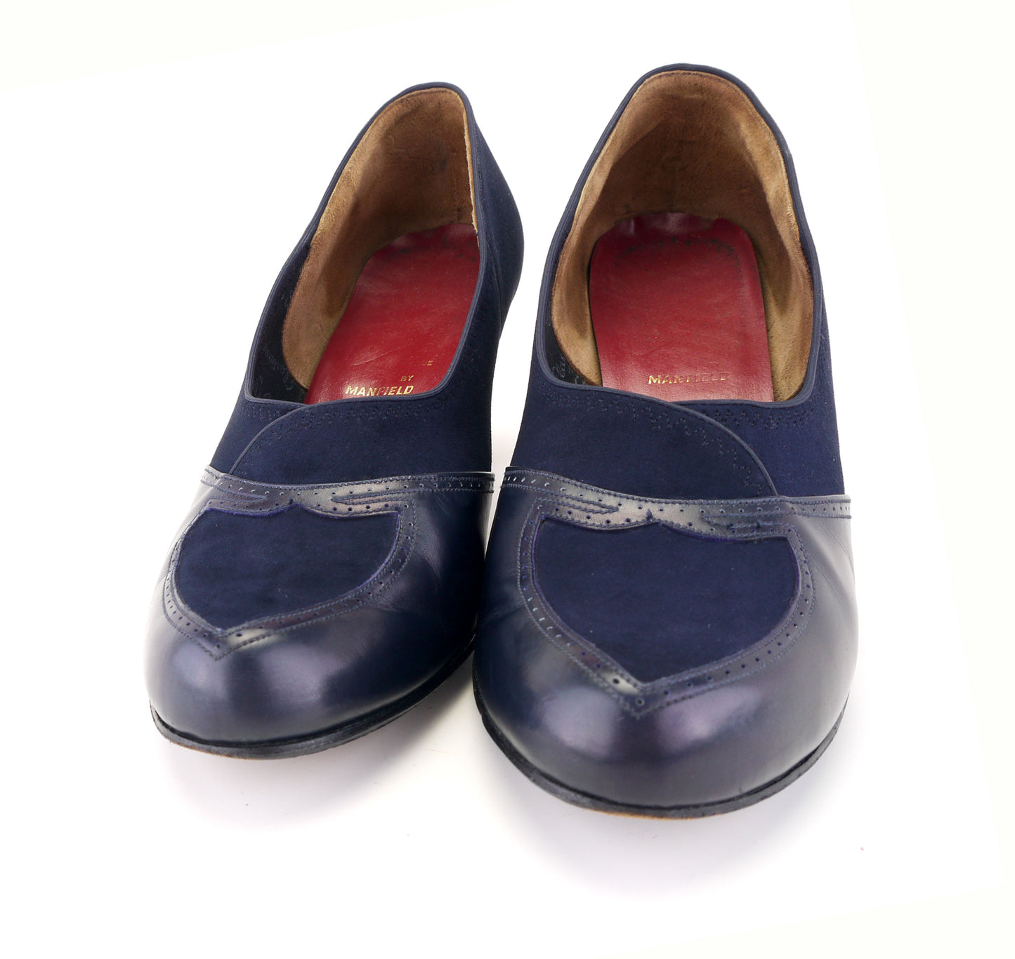 1950s Smart Navy Pumps by Manfield UK 5
