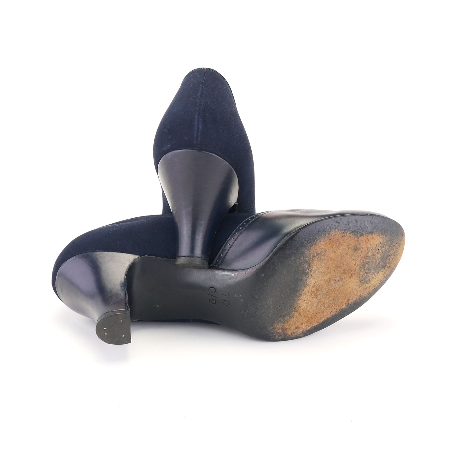 1950s Smart Navy Pumps by Manfield UK 5
