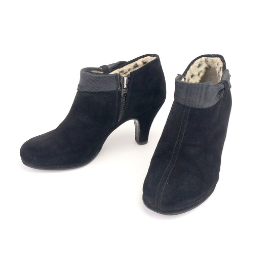 Early 50s Platform Ankle Boots by Mondaine UK 4.5