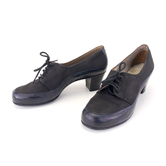 1940s Unworn CC41 Navy Derbies by Panda UK 4.5