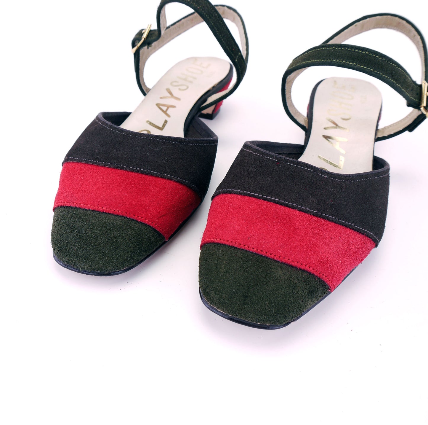 1960s Three Colour MOD Slingbacks by Playshoe UK 5