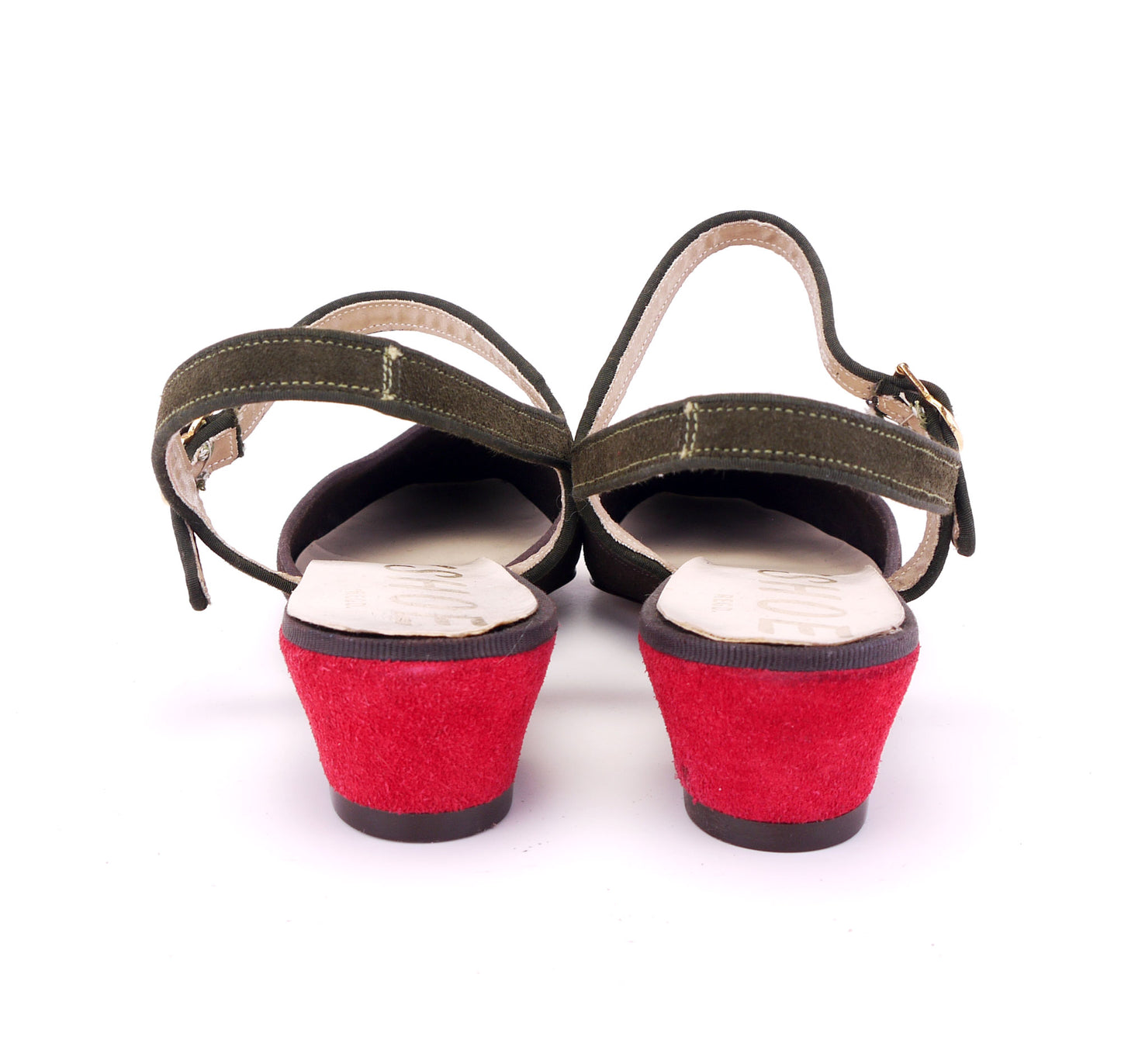 1960s Three Colour MOD Slingbacks by Playshoe UK 5