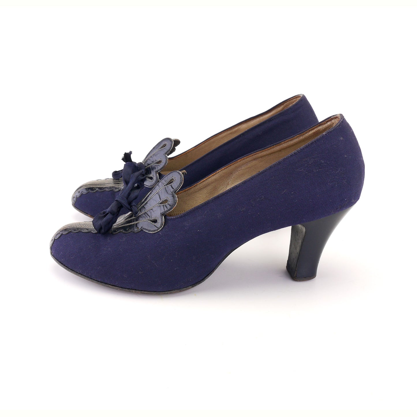 Navy 1930s Shoes by Russell & Bromley UK 6