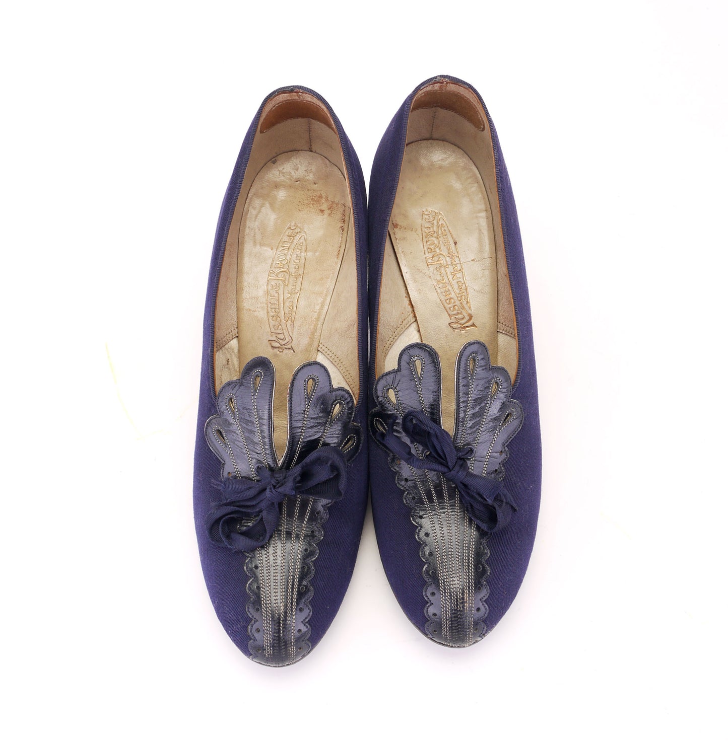 Navy 1930s Shoes by Russell & Bromley UK 6