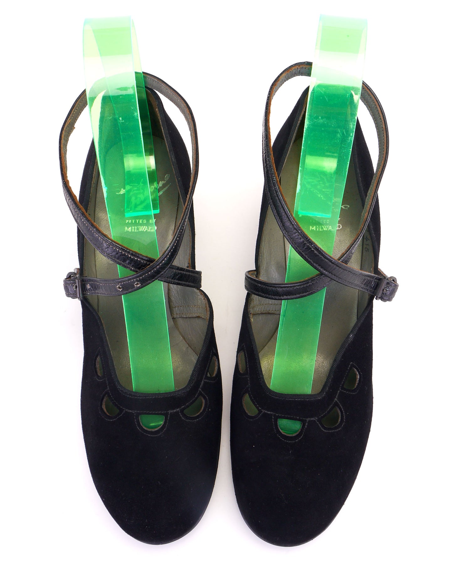 1940s CC41 Airborne Pumps with Fancy Strap UK 3