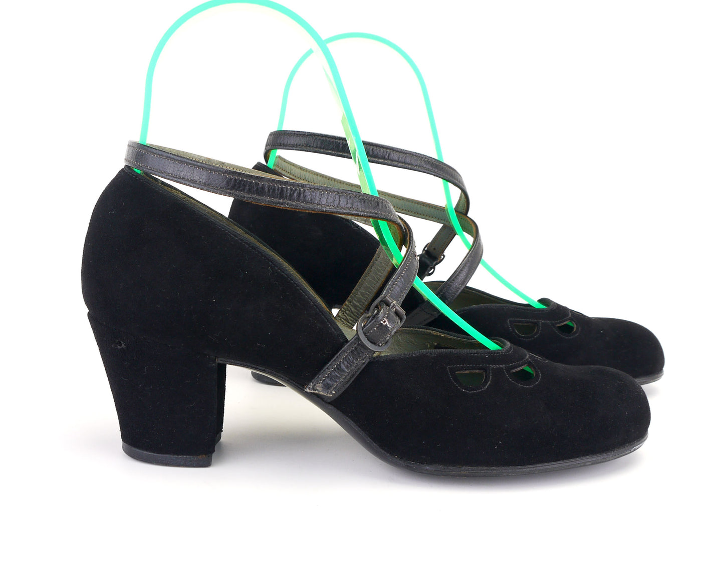 1940s CC41 Airborne Pumps with Fancy Strap UK 3