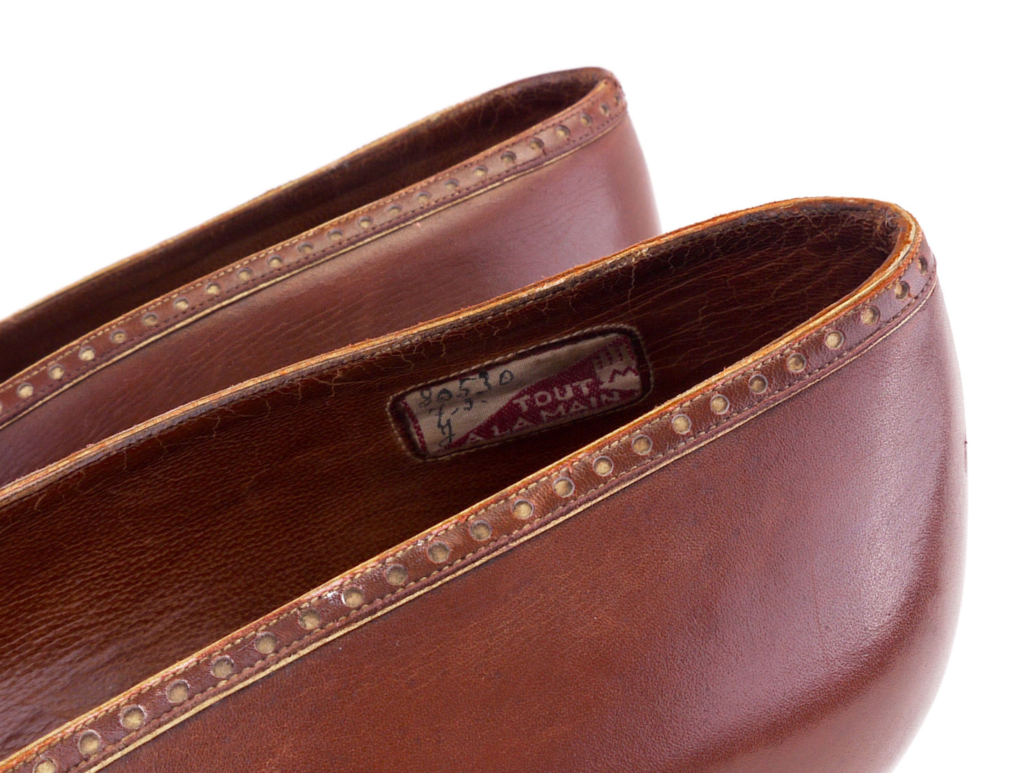 1930s Cognac Pumps by F Pinet UK 5.5