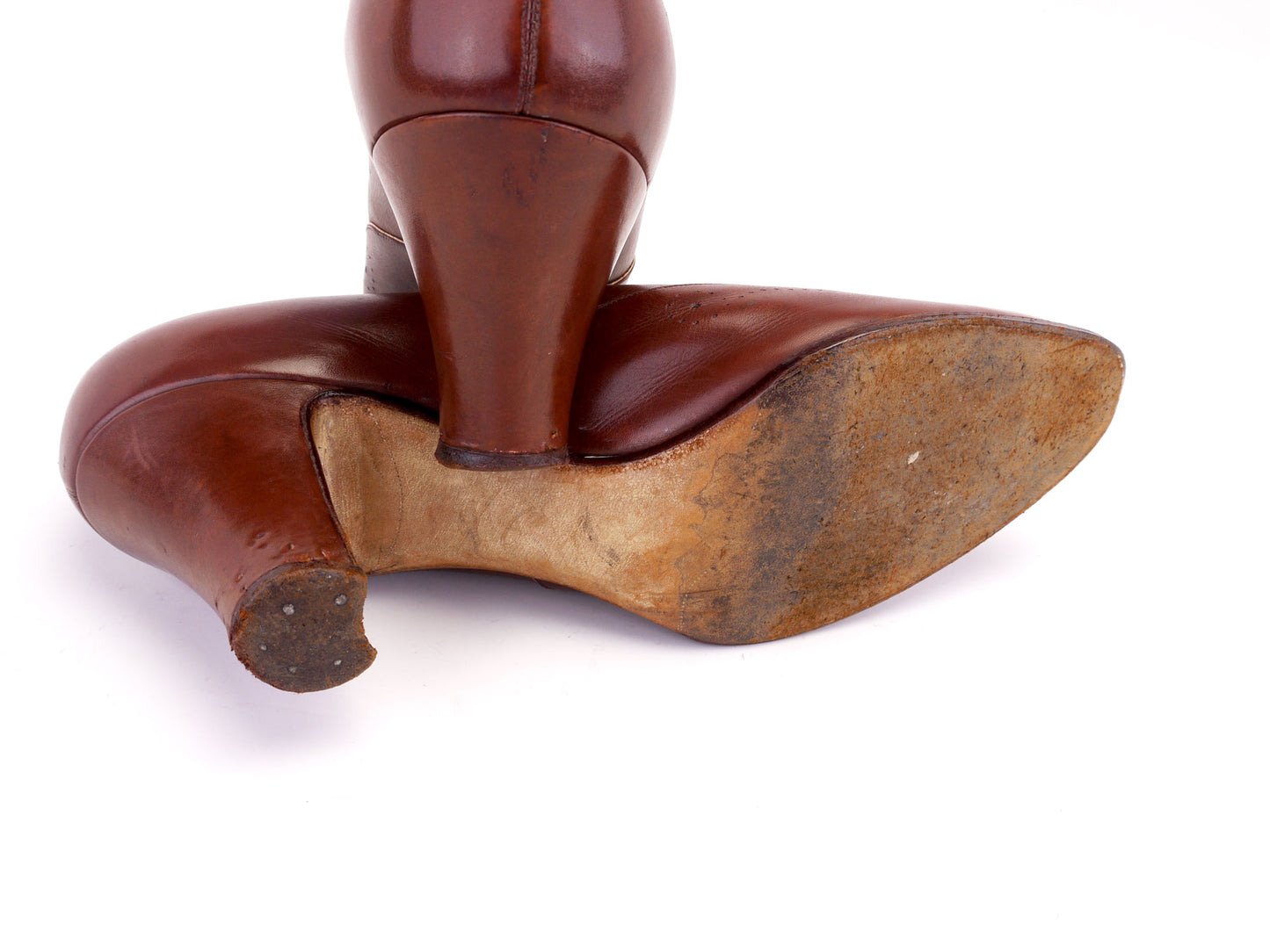 1930s Cognac Pumps by F Pinet UK 5.5