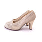 1930s Unworn Natural Net Summer / Holiday shoes UK 3