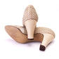 1930s Unworn Natural Net Summer / Holiday shoes UK 3