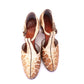 Incredible 1930s Snakeskin T Bar Sandals UK 7