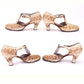 Incredible 1930s Snakeskin T Bar Sandals UK 7