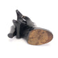 1940s Hand Made Black Platform Slingbacks UK 6