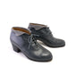 Custom Made 1950s Grey Ankle Boots UK 7.5
