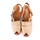 1940s Cork Platform Sandals by Gani UK 5