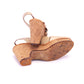 1940s Cork Platform Sandals by Gani UK 5