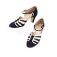 1930s Black & Silver Evening Sandals by Abbotts UK 6