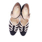 1930s Black & Silver Evening Sandals by Abbotts UK 6