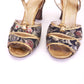 Rare 1930s Ansonia De Luxe Evening Sandals UK 4