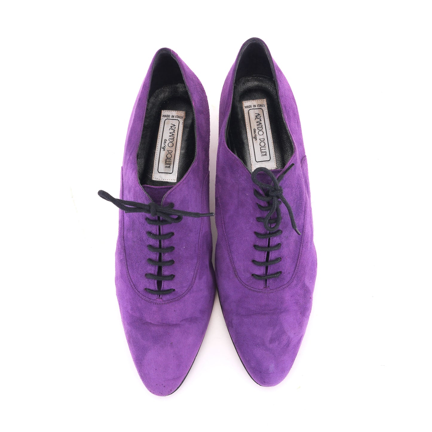 1980s Armando Pollini Light Purple Oxfords UK 7