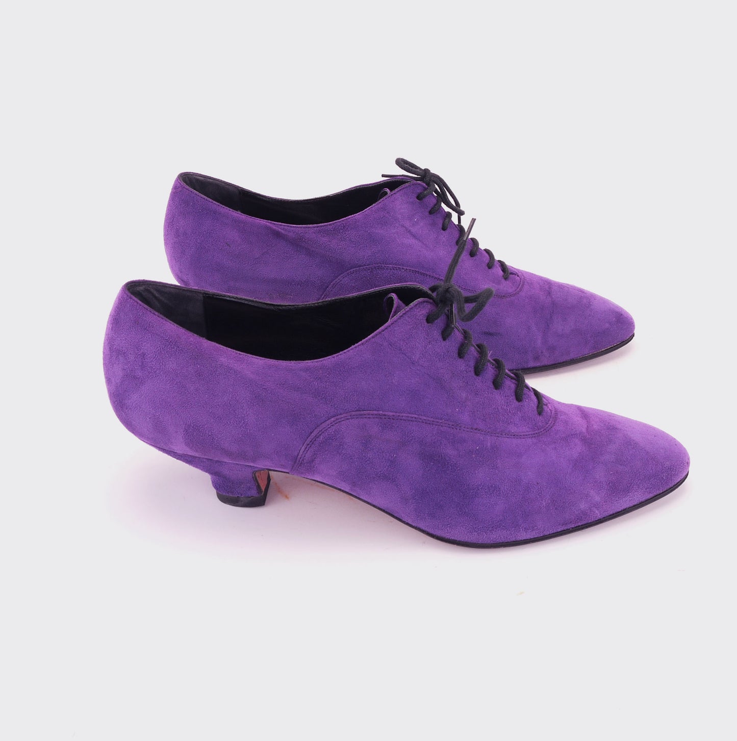 1980s Armando Pollini Light Purple Oxfords UK 7