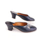 1920s Deadstock Art Deco Hand Painted Slippers UK 4