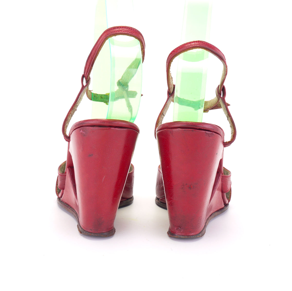 Rare 1940s Open Wedge Sandals by Astre UK 2