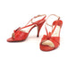 1950s Tomato Red Sandals by Bally UK 4