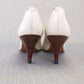 1960s Deadstock White Brogued Pumps by Bally UK 4.5