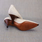 1960s Deadstock White Brogued Pumps by Bally UK 4.5