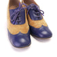 1970s Bally for Jaeger Two Tone Oxfords UK 5