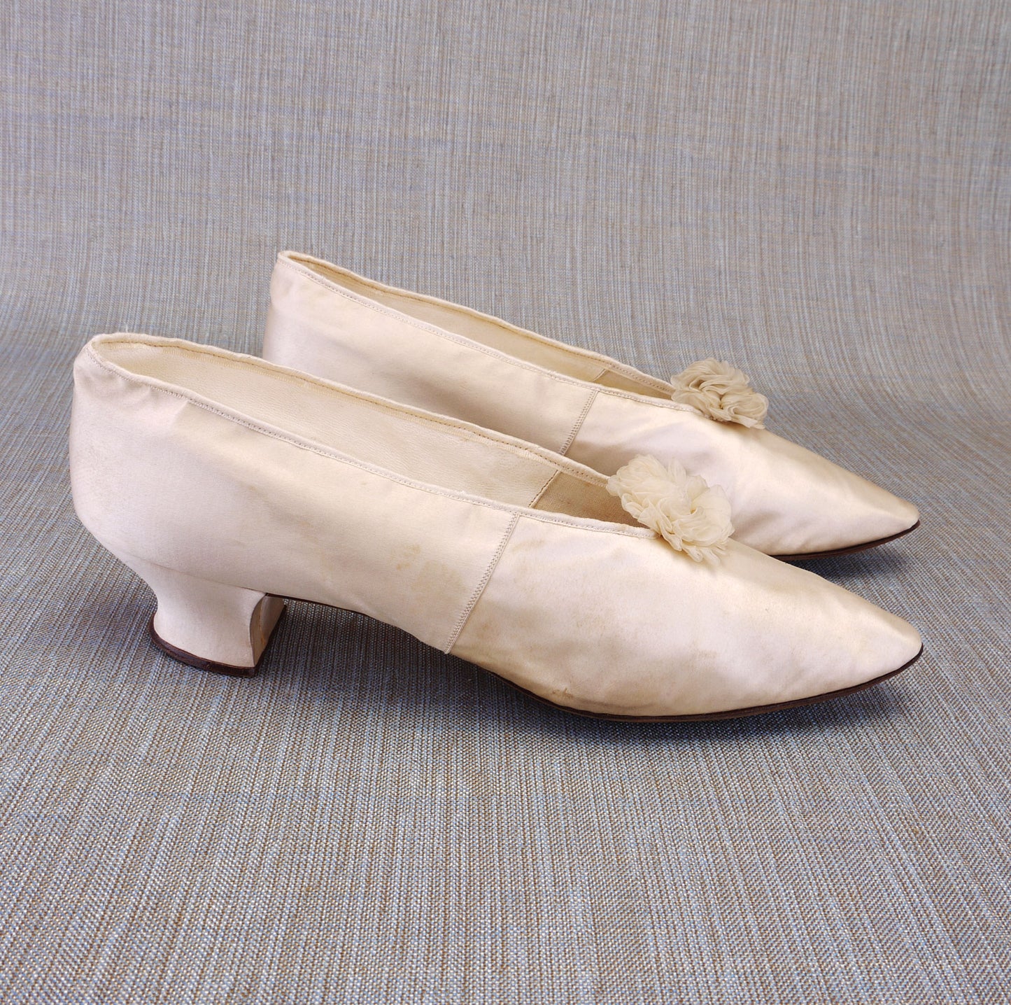 Victorian Edwardian Wedding Silk Shoes by Darré