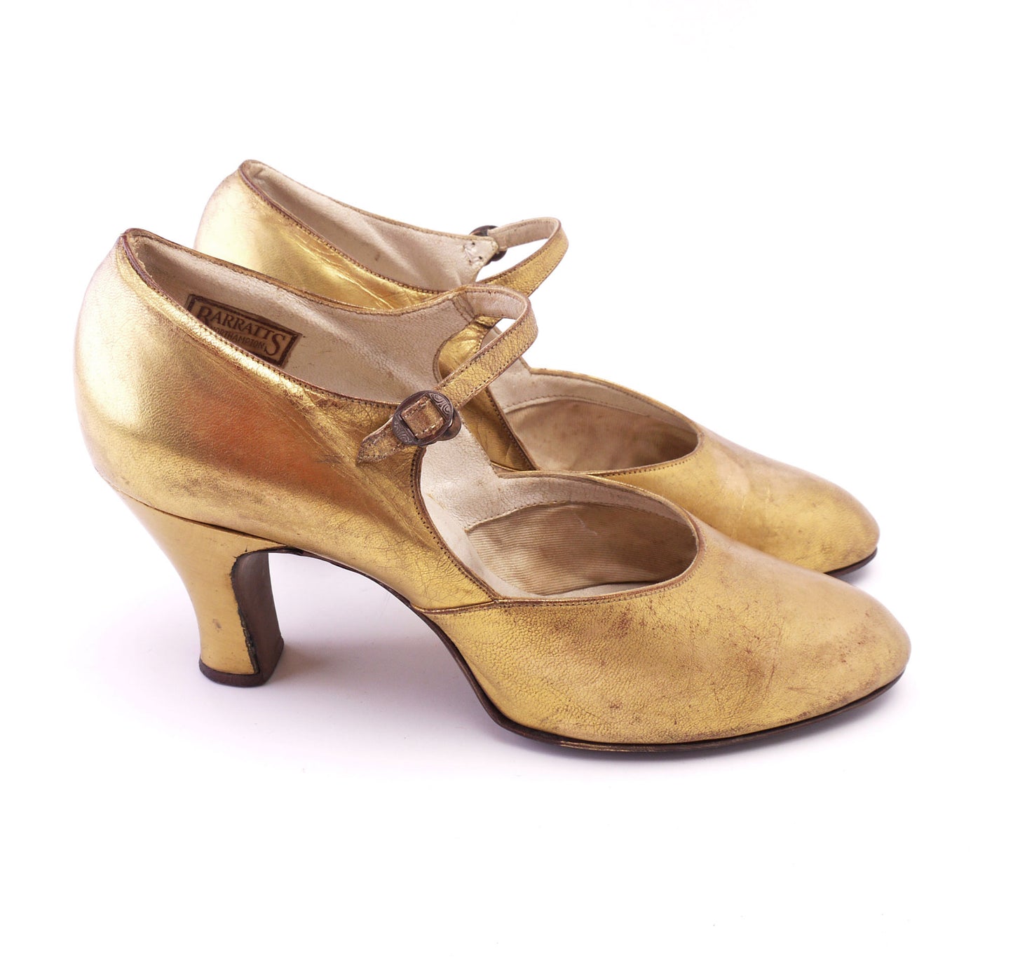 Early 1930s Gold Bar Shoes by Barratts UK 4