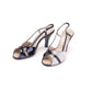 1950s Deadstock Black & White Sandals by Bective UK 4.5