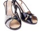 1950s Deadstock Black & White Sandals by Bective UK 4.5