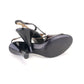 1950s Deadstock Black & White Sandals by Bective UK 4.5
