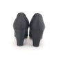 1940s Embroidered Black Silk Pumps by Binns UK 3.5
