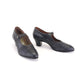1920s Black Lizard Bar Shoes by Mascot UK 5