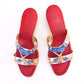 1960s Oriental Style Beaded Poolside Mules UK 2