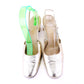1960s Pale Gold Slingbacks for Bruno Magli UK 6