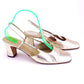 1960s Pale Gold Slingbacks for Bruno Magli UK 6