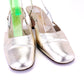 1960s Pale Gold Slingbacks for Bruno Magli UK 6