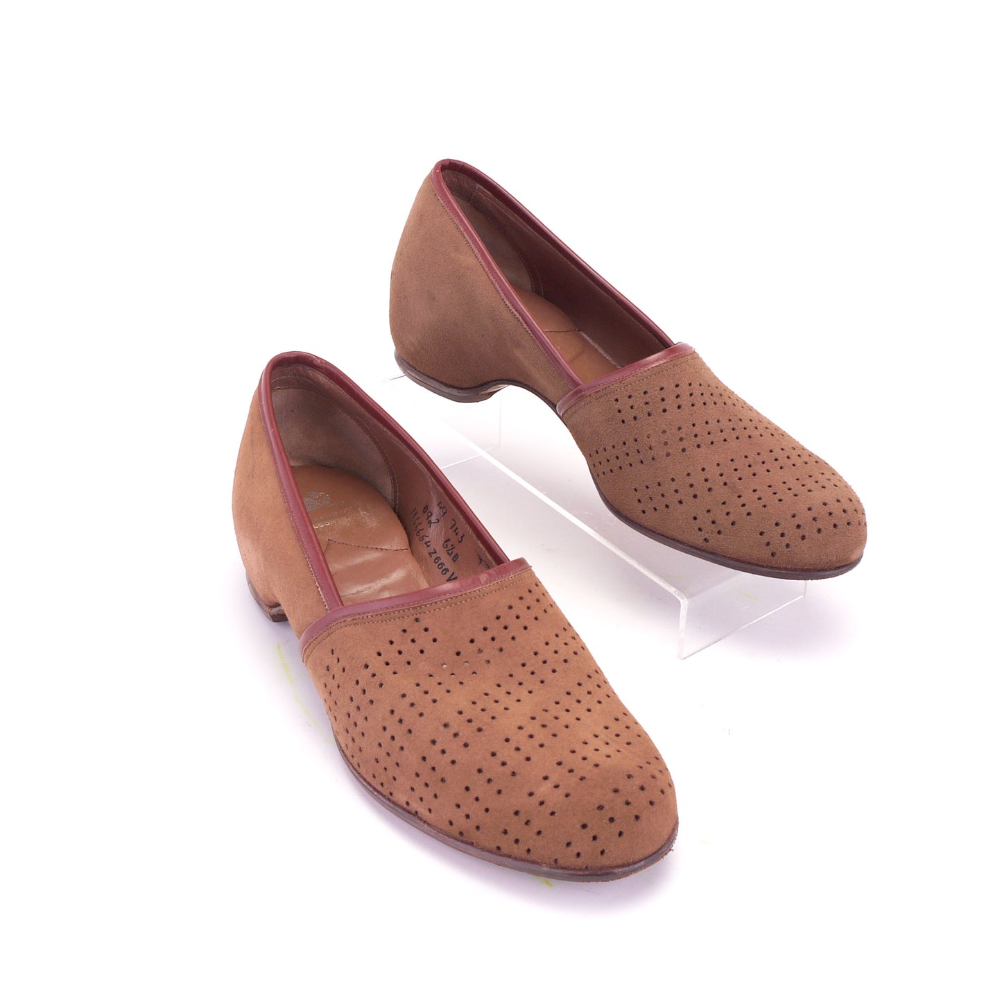 Brevitt Bouncers 1940s Suede Pumps UK 4