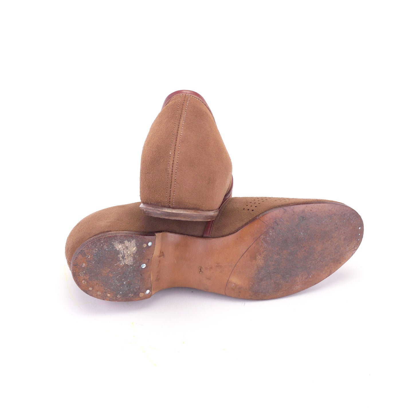 Brevitt Bouncers 1940s Suede Pumps UK 4