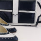 Bruce Oldfield 1980s Spectator Pumps & Bag UK 5