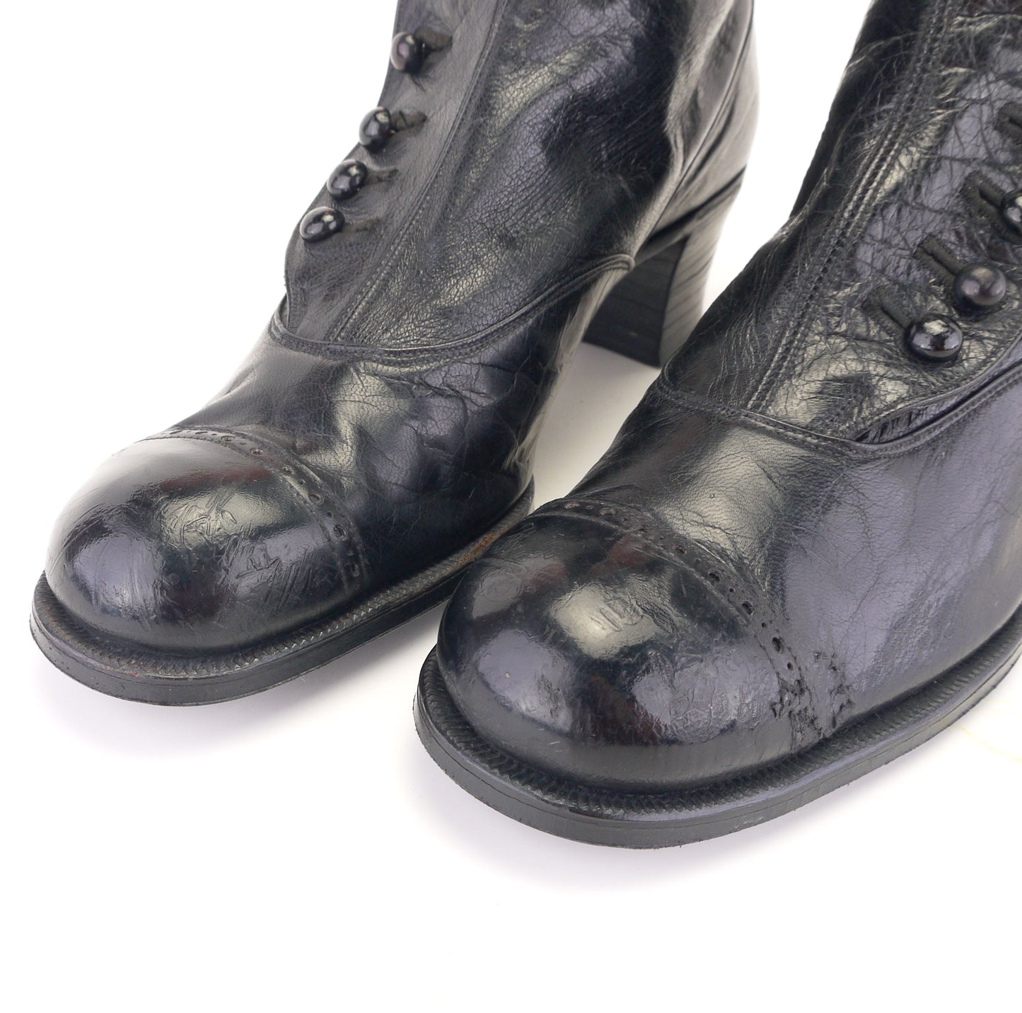 Edwardian Deadstock Button Boots by Cactus UK 4
